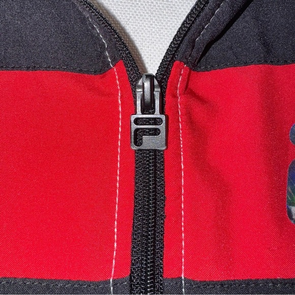 FILA Windbreaker  Color Block Hooded Full Zip Women's Lightweight Jacket Small - Picture 5 of 13